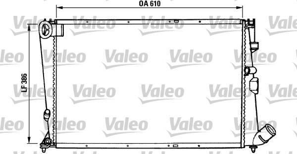 Valeo 731103 - Радиатор, охлаждане на двигателя vvparts.bg