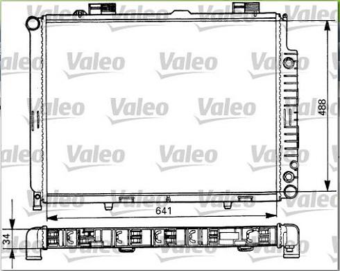 Valeo 731294 - Радиатор, охлаждане на двигателя vvparts.bg