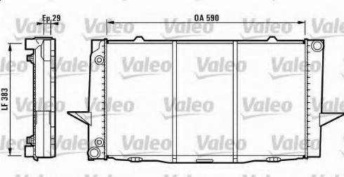 Valeo 731776 - Радиатор, охлаждане на двигателя vvparts.bg