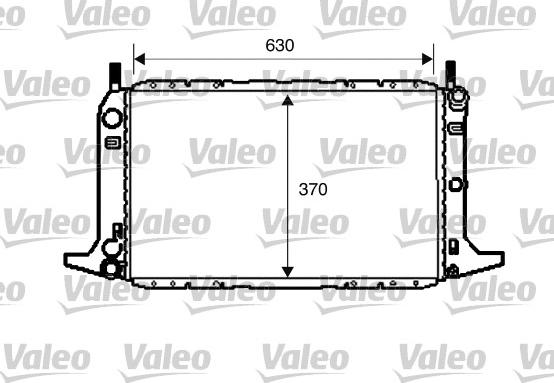 Valeo 731772 - Радиатор, охлаждане на двигателя vvparts.bg