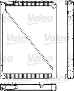 Valeo 733484 - Радиатор, охлаждане на двигателя vvparts.bg