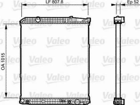 Valeo 733506 - Охладителна мрежа(пита), охлаждане на двигателя vvparts.bg