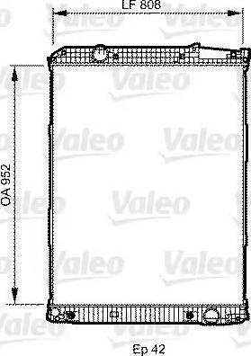 Valeo 733507 - Охладителна мрежа(пита), охлаждане на двигателя vvparts.bg