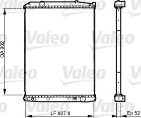 Valeo 733514 - Охладителна мрежа(пита), охлаждане на двигателя vvparts.bg