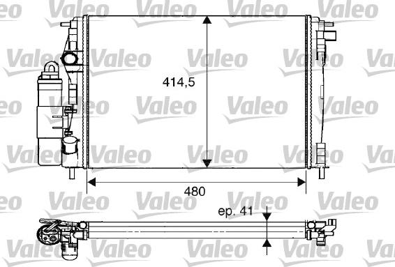 Valeo 733075 - Охлаждащ модул vvparts.bg