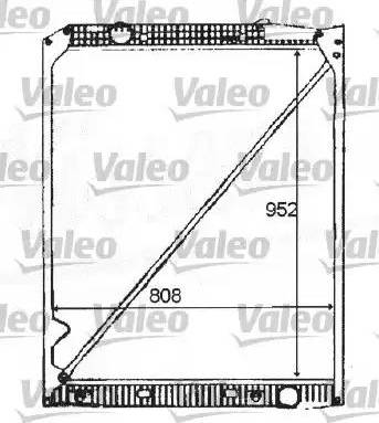 Valeo 732982 - Радиатор, охлаждане на двигателя vvparts.bg