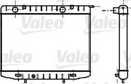 Valeo 732490 - Радиатор, охлаждане на двигателя vvparts.bg