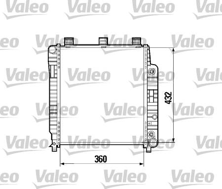 Valeo 732469 - Радиатор, охлаждане на двигателя vvparts.bg