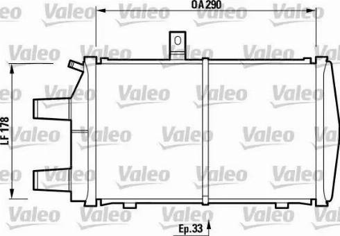 Valeo 732473 - Радиатор, охлаждане на двигателя vvparts.bg