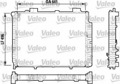 Valeo 732602 - Радиатор, охлаждане на двигателя vvparts.bg