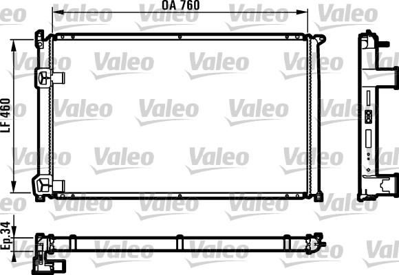 Valeo 732063 - Радиатор, охлаждане на двигателя vvparts.bg