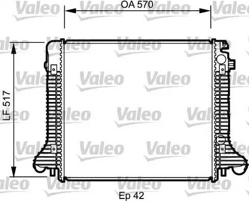 Valeo 732304 - Радиатор, охлаждане на двигателя vvparts.bg