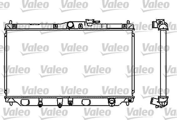 Valeo 732323 - Радиатор, охлаждане на двигателя vvparts.bg