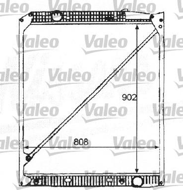 Valeo 732217 - Радиатор, охлаждане на двигателя vvparts.bg