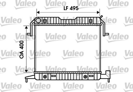 Valeo 732703 - Радиатор, охлаждане на двигателя vvparts.bg