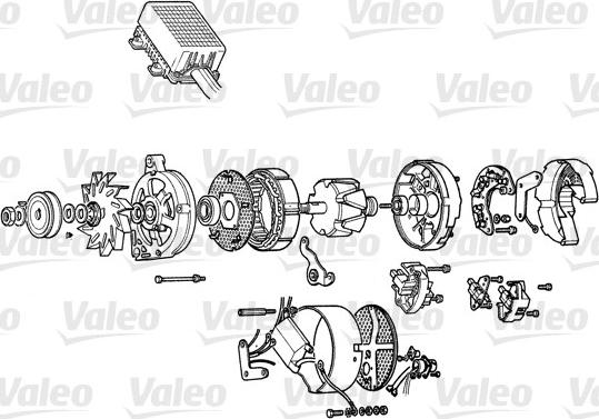 Valeo A14R46 - Генератор vvparts.bg