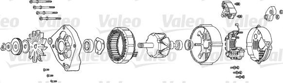 Valeo A14V04 - Генератор vvparts.bg