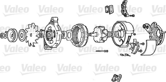 Valeo A13M15 - Генератор vvparts.bg