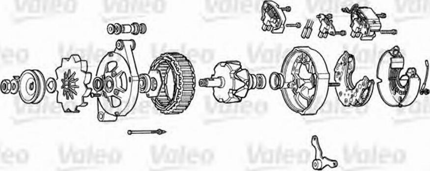 Valeo A13N99 - Регулатор на генератор vvparts.bg