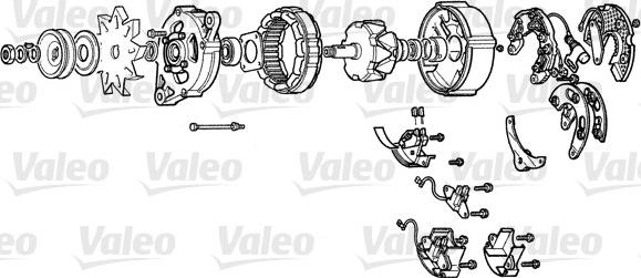 Valeo A13R97T - Генератор vvparts.bg