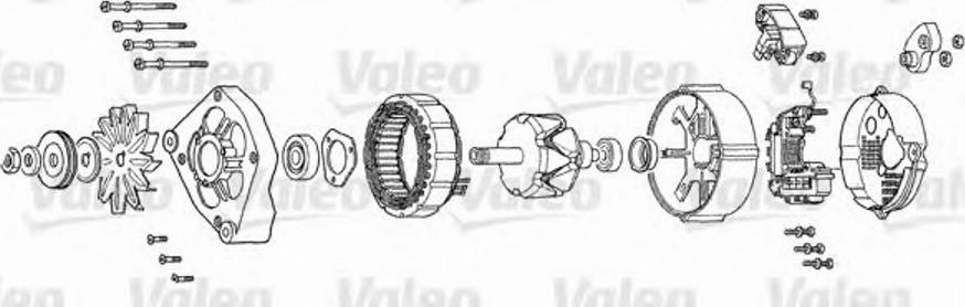 Valeo A13V5 - Генератор vvparts.bg