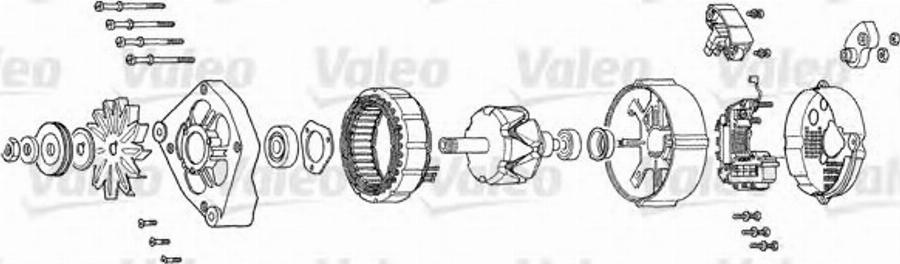 Valeo A13V7 - Генератор vvparts.bg