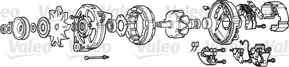 Valeo A12M5 - Генератор vvparts.bg