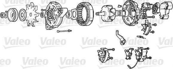 Valeo A12R45 - Генератор vvparts.bg