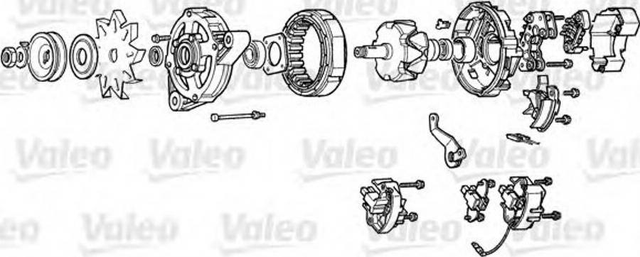 Valeo A 12 R 38 - Генератор vvparts.bg