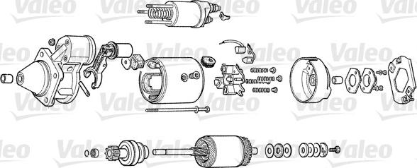 Valeo D9E98 - Стартер vvparts.bg