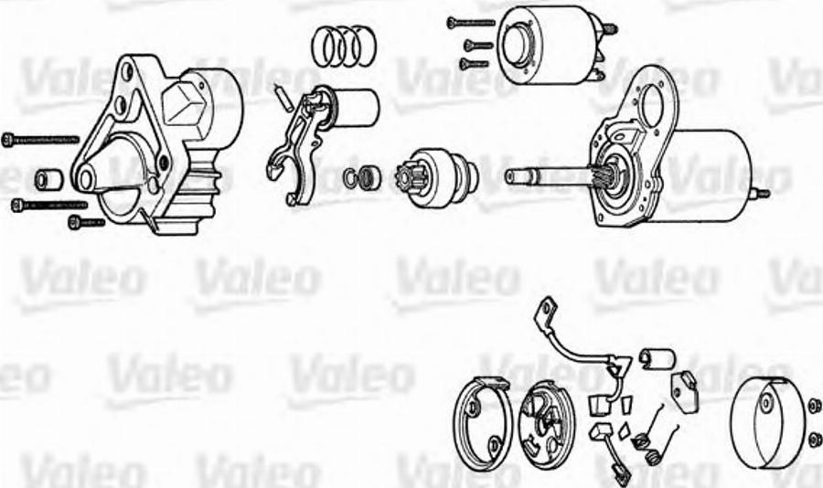 Valeo D6RA165 - Стартер vvparts.bg