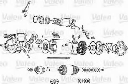 Valeo D10E85 - Стартер vvparts.bg