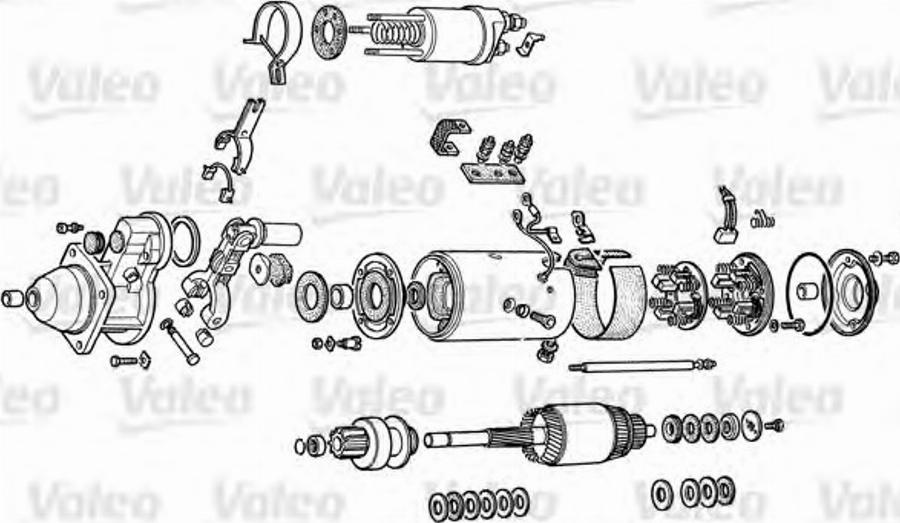 Valeo D 11 E 193 - Стартер vvparts.bg