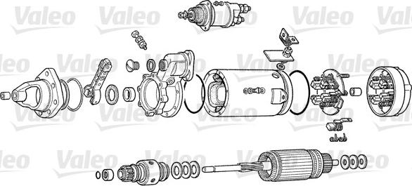 Valeo D13E95 - Стартер vvparts.bg