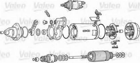 Valeo D13E110TE - Стартер vvparts.bg