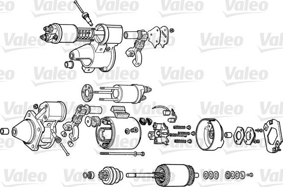 Valeo D8E153 - Стартер vvparts.bg