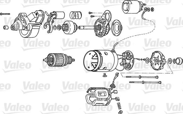 Valeo D8R49 - Стартер vvparts.bg