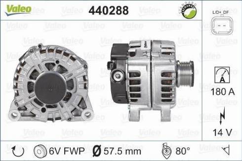 Valeo FG18S048 - Генератор vvparts.bg