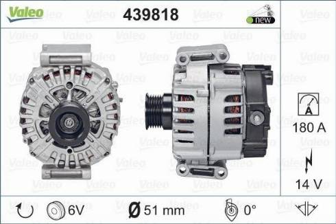 Valeo FG18S128 - Генератор vvparts.bg