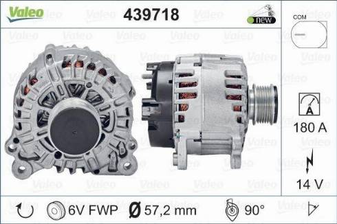 Valeo FG18T051 - Генератор vvparts.bg