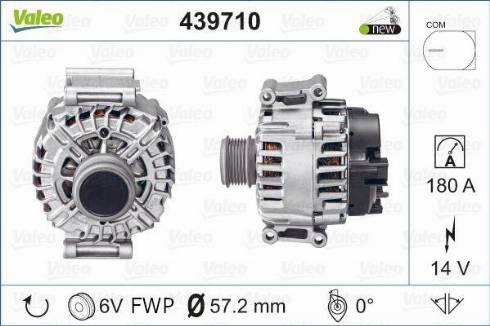 Valeo FG18T063 - Генератор vvparts.bg