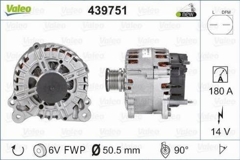 Valeo FG18T062 - Генератор vvparts.bg