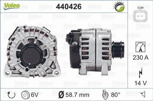 Valeo FG23S022 - Генератор vvparts.bg