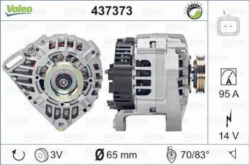 Valeo SG9B107 - Генератор vvparts.bg