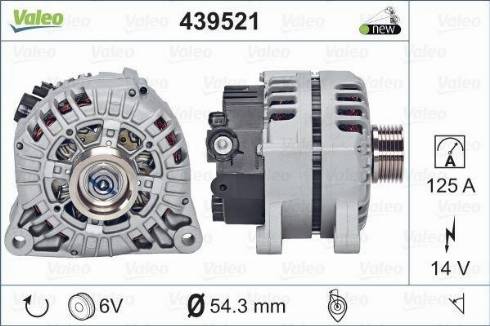 Valeo SG12S077 - Генератор vvparts.bg