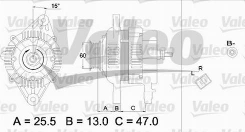 Valeo TA000A17301 - Генератор vvparts.bg