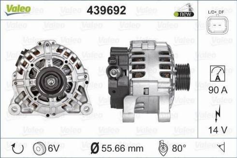 Valeo TG9B064 - Генератор vvparts.bg