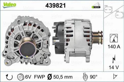 Valeo TG14C049 - Генератор vvparts.bg