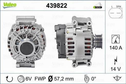 Valeo TG14C025 - Генератор vvparts.bg