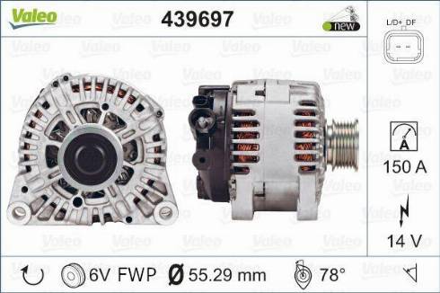 Valeo TG15C154 - Генератор vvparts.bg